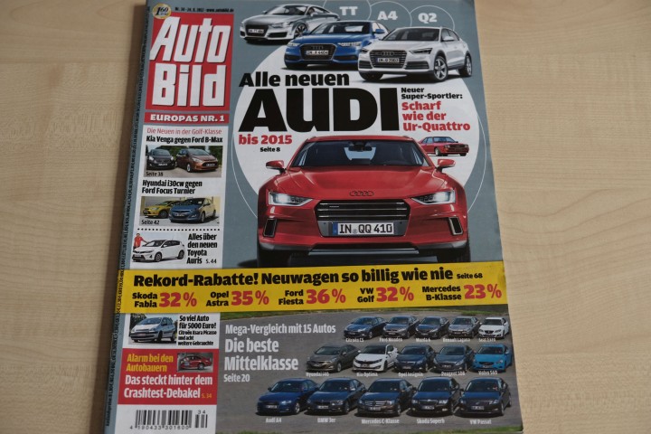 Deckblatt Auto Bild (34/2012)